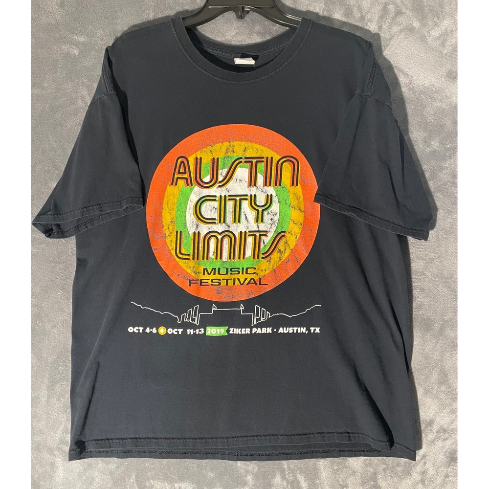 Austin City Limits 2019 Music Festival T-Shirt Black Guns N Roses Billie Eilish